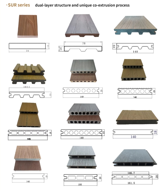 Wood Plastic Hybrid WPC Decking