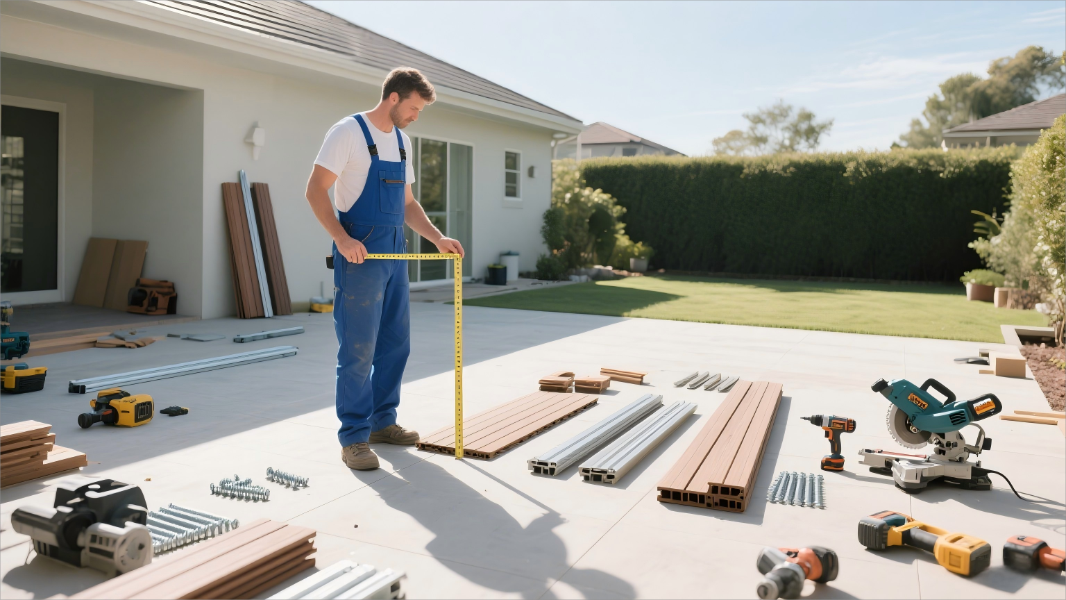 WPC Decking Installation Process