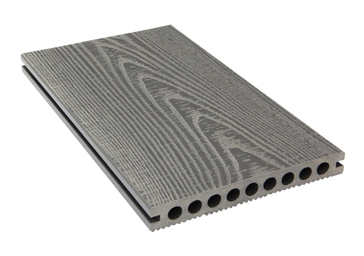 Hollow Composite Decking 3D Wood Grain
