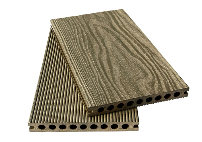 Hollow Composite Decking 3D Wood Grain