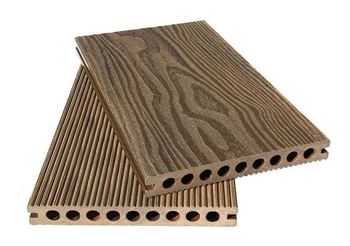 Hollow Composite Decking 3D Wood Grain
