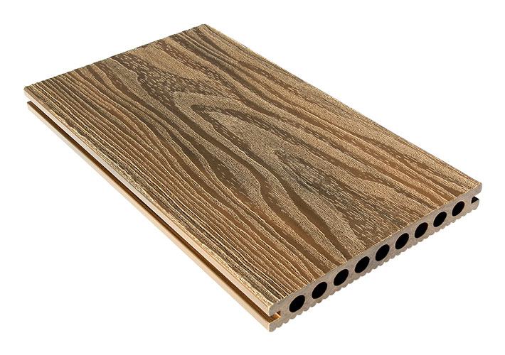 Hollow Composite Decking 3D Wood Grain
